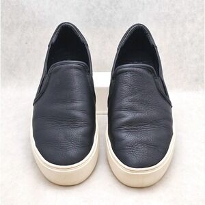 UGG Womens Jass Loafer Black Leather Slip On Sneakers Size 10 Comfortable